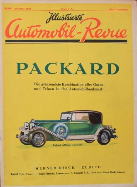"Automobil Revue" Automobile-Magazine 1930 (2584)